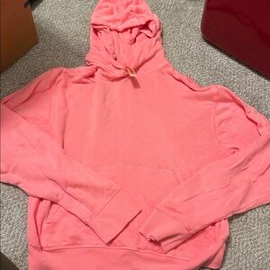 SKIMS Neon Pink  Hoodie Large